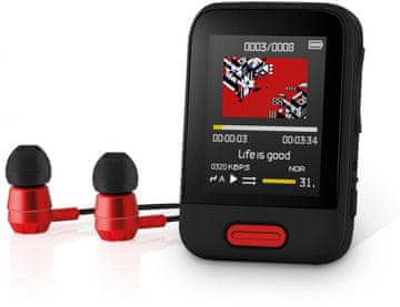 SENCOR Sencor SFP 7716RD MP4 player 16GB Bluetooth, 1,8-inčni zaslon