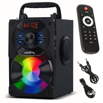 AUDIOCORE Audiocore AC730 Bluetooth zvučnik s radiom, crni