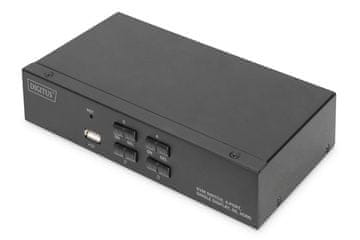 Digitus Digitus KVM preklopnik 4-portni HDMI, 4K 30Hz, metalno kućište