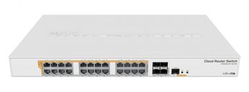 Mikrotik MikroTik CRS328-24P-4S+RM mrežni prekidač, 24x PoE+ GbE, 4x SFP+