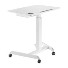 Maclean Maclean MC-903W podesivi stalak za laptop, 80x40cm, bijeli/srebrni