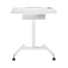 Maclean Maclean MC-903W podesivi stalak za laptop, 80x40cm, bijeli/srebrni