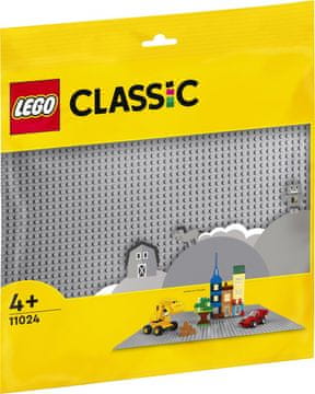 Classic LEGO Classic 11024 siva podloga za gradnju, 48x48 klinova