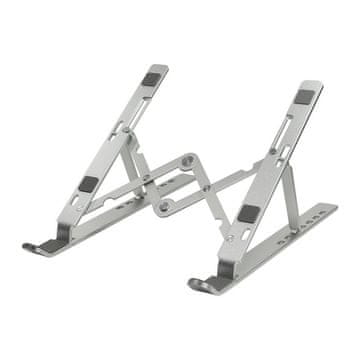 LogiLink LogiLink NB0065 stalak za prijenosno računalo, sklopivi, 10-16 inča, srebrni