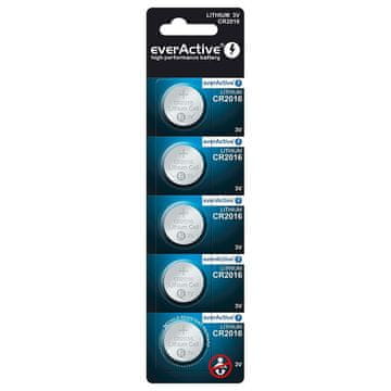 everActive everActive CR2016 litijska baterija, blister 5 komada