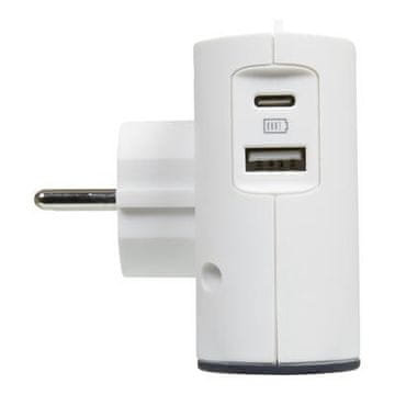 LEGRAND Legrand 2x2P+USB razdjelnik napajanja, bijelo-crni