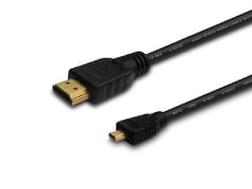 SAVIO Savio CL-39 HDMI - Micro HDMI kabel, 1m, crni