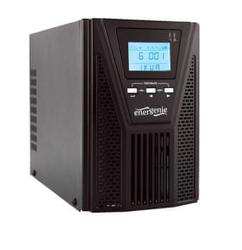 Gembird Gembird EG-UPS-1000-OL UPS napajanje 1000VA On-Line, 3xIEC, 1xSchuko, USB
