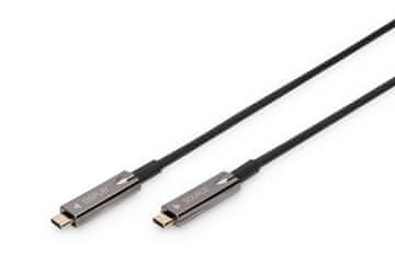 Digitus DIGITUS USB-C AOC spojni kabel 10m, crni