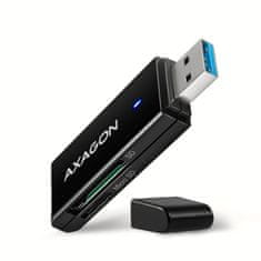 AXAGON AXAGON CRE-S2N Vanjski čitač kartica USB-A 3.2 Gen 1, 2 utora SD/microSD, UHS-I
