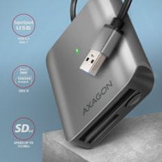 AXAGON AXAGON CRE-S3 vanjski čitač kartica USB-A 3.2 Gen 1, 3 utora (SD/microSD/CF), UHS-II