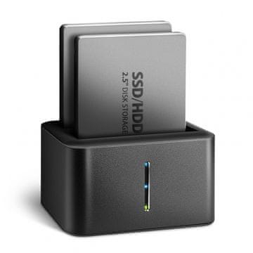 AXAGON Axagon ADSA-D25 Mini Docking Station 2x 2.5" SATA SSD/HDD