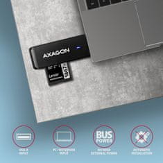 AXAGON AXAGON CRE-S2N Vanjski čitač kartica USB-A 3.2 Gen 1, 2 utora SD/microSD, UHS-I