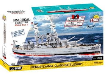 slomart COBI KLOCKI Pennsylvania - Class Battleship (2in1) - Executive Edition, građevinski blokovi