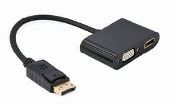 Gembird Gembird DisplayPort na HDMI + VGA pretvornik, do 4K