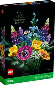 Botanical's LEGO Icons 10313 Buket poljskog cvijeća set za slaganje, 939 komada