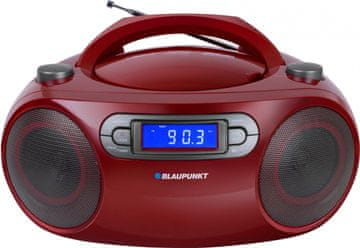 Blaupunkt Blaupunkt BB18BK Boombox CD/MP3 player, radio, sat, crvena