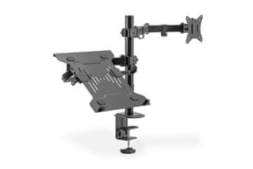 Digitus Digitus DA-90379 stalak za monitor i prijenosno računalo, crni
