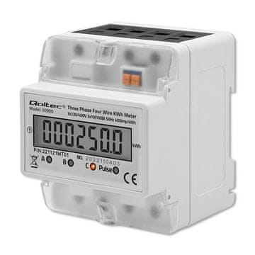 Qoltec Qoltec Mjerač potrošnje energije, trofazni, 400V, LCD, 4P