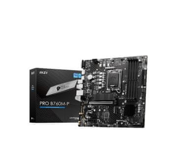 MSI MSI PRO B760M-P matična ploča, mATX, LGA 1700, DDR4