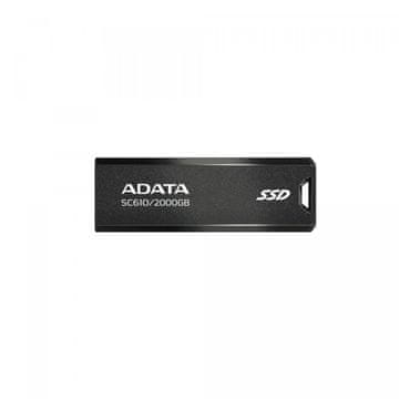 AData ADATA SC610 vanjski SSD 2TB USB 3.2 Gen 2 Type-A, crni