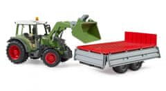Bruder Bruder 02182 Fendt Vario 211 traktor s prednjom hidrauličnom prikolicom