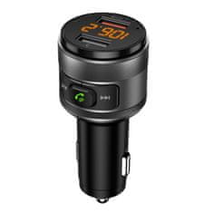 ART ART FM-57 QC3.0 FM odašiljač s Bluetoothom, USB-om i LCD zaslonom