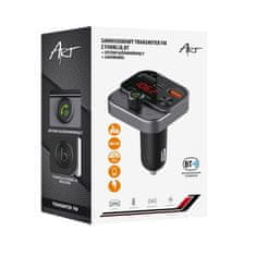 ART ART FM-84B QC3.0 auto FM odašiljač, Bluetooth, USB, LCD