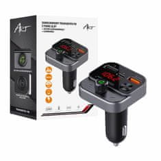 ART ART FM-84B QC3.0 auto FM odašiljač, Bluetooth, USB, LCD
