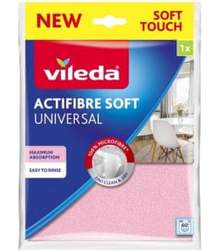 Vileda Vileda Actifibre Soft krpa za čišćenje, siva