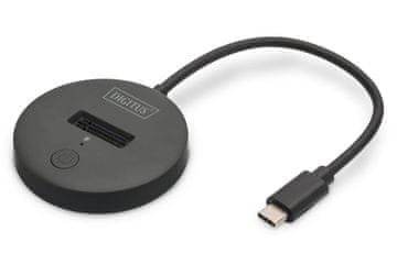 Digitus Digitus DA-70140 M.2 NVMe/SATA SSD Docking Station USB-C 10Gbps, crna