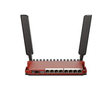 Mikrotik Mikrotik L009UiGS-2HaxD-IN Bežični usmjerivač Wi-Fi 6, crveni