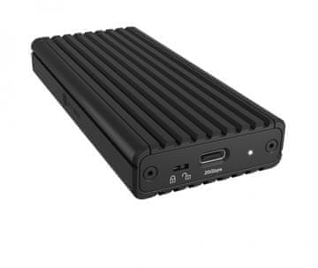 IcyBox ICY BOX IB-1917M-C32a NVMe/SATA M.2 SSD kućište USB 3.2 Gen 2x2, crno