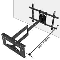 Maclean Maclean MC-985 TV nosač, 37-80 inča, 45 kg, crni