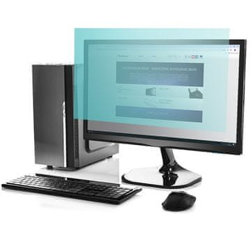 Qoltec Qoltec 510491 filter za ekran 27" 16:9, zaštita od plavog svjetla, mat