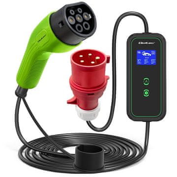 slomart Qoltec punjač za EV 11kW Tip 2, 5m kabel
