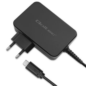 Qoltec Qoltec PD 120W Turbo brzi punjač, USB-C, crna