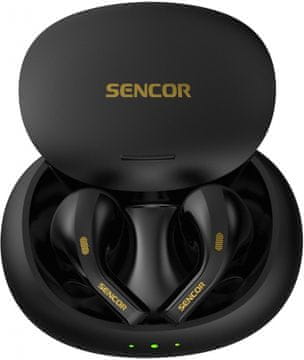 SENCOR Sencor SEP 560BT BK bežične slušalice, Bluetooth 5.3, 6h reprodukcije, crne