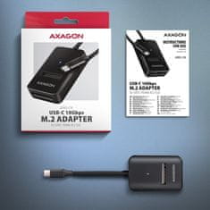 AXAGON AXAGON ADM2-CM kućište za M.2 SSD, USB 3.2 Gen 2, 10Gbps, USB-C