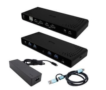 I-TEC i-tec Universal Dual 4K Display Docking Station 85W PD + 100W USB-C punjač