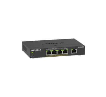 Netgear NETGEAR GS305Pv3 mrežni prekidač, 5-portni Gigabit PoE+