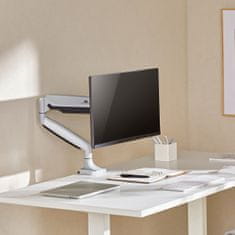 Maclean Maclean MC-969 stalak za dva monitora 16kg, plinska opruga, crni