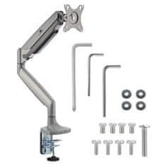 Maclean Maclean MC-969 stalak za dva monitora 16kg, plinska opruga, crni