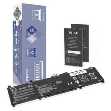 mitsu Mitsu C31N1806 baterija za Asus VivoBook S13 S330FA/UN/UA, V330FA, X330UN, 3600 mAh