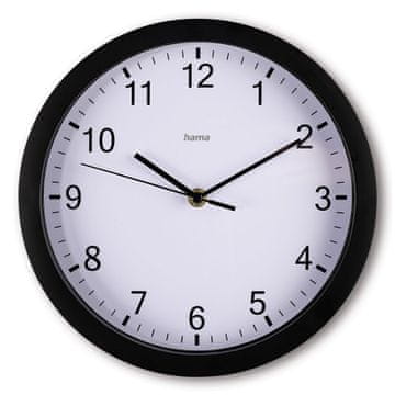 Hama Hama Elba zidni sat 25 cm, crna