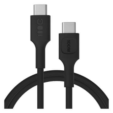 Green Cell Green Cell PowerFlex USB-C na USB-C kabel 100W, 1.2m, crni
