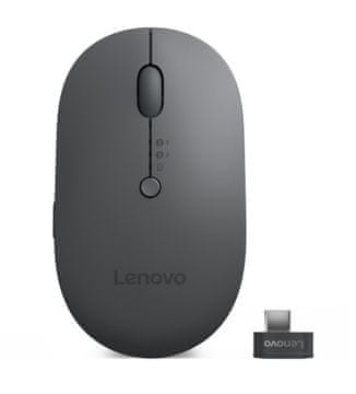 slomart Lenovo 4Y51R29290 bežični miš, ambidekstralni, Bluetooth/USB-C, 2400 DPI, crna