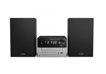 slomart Philips TAM3205M2/12 Mini stereo sustav, srebrna/crna