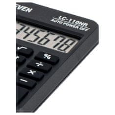 Eleven ELEVEN LC110NR džepni kalkulator, 8-znamenkasti zaslon, crni