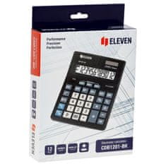 Eleven ELEVEN CDB 1201BK uredski kalkulator, 12 znamenki, crna